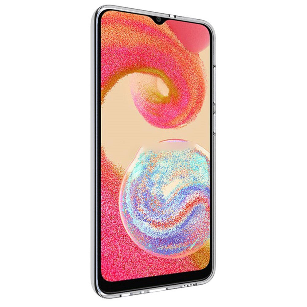 Til Samsung Galaxy A05 4G HD Gennemsigtig Taske Vandmærkefri Blank TPU Cover