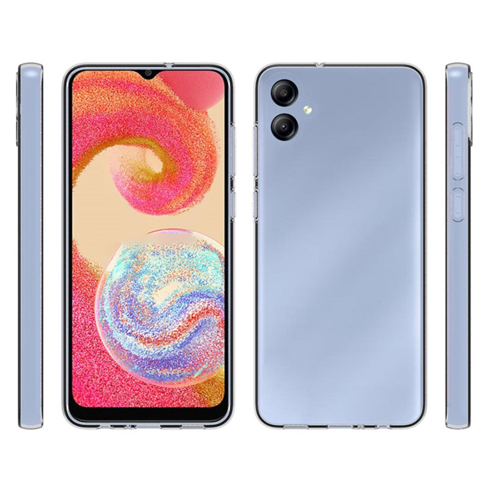 Til Samsung Galaxy A05 4G HD Gennemsigtig Taske Vandmærkefri Blank TPU Cover