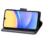 For Samsung Galaxy A15 5G Wallet Case PU Leather Wrist Strap Card Slots Cover