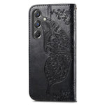 For Samsung Galaxy A15 5G Wallet Case PU Leather Wrist Strap Card Slots Cover