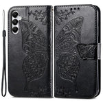 For Samsung Galaxy A05s 4G PU Leather Case Stand Function Butterfly Flower Pattern Cover Wallet