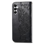 For Samsung Galaxy A05s 4G PU Leather Case Stand Function Butterfly Flower Pattern Cover Wallet