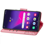For Samsung Galaxy S24 Ultra Flip Folio Cover with Butterfly Pattern Leather Stand Phone Case