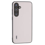 ABEEL Til Samsung Galaxy S24 Cover Ægte Koskind+PC Ridsefast Telefonbeskytter