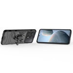 For Xiaomi Redmi K70E 5G / Poco X6 Pro 5G Phone Case PC+TPU Cover Rotation Ring Holder Kickstand
