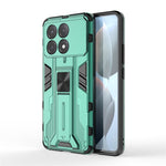 For Xiaomi Redmi K70E 5G / Poco X6 Pro 5G Kickstand Cover Dual Layer Hard PC Soft TPU Shockproof Case