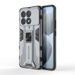 For Xiaomi Redmi K70E 5G / Poco X6 Pro 5G Kickstand Cover Dual Layer Hard PC Soft TPU Shockproof Case