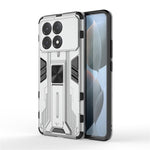 For Xiaomi Redmi K70E 5G / Poco X6 Pro 5G Kickstand Cover Dual Layer Hard PC Soft TPU Shockproof Case