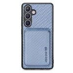 Samsung Galaxy S24+ Bakskal PU+PC+TPU Skal med Magnetisk Avtagbar Korthållare