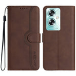 YX0030 For Oppo A79 5G / A2 5G Leather Case Smile Pattern Flip Magnetic Cover