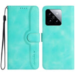 YX0030 Smile Series for Xiaomi 14 Phone Case Card Slots Stand Magnetic Closure Leather Cover