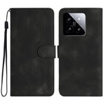 YX0030 Smile Series for Xiaomi 14 Phone Case Card Slots Stand Magnetic Closure Leather Cover