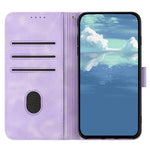 For Oppo A79 5G / A2 5G Wallet Case Line Imprinted PU Leather Phone Cover with Strap