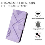 For Oppo A79 5G / A2 5G Wallet Case Line Imprinted PU Leather Phone Cover with Strap