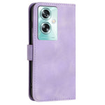 For Oppo A79 5G / A2 5G Wallet Case Line Imprinted PU Leather Phone Cover with Strap