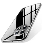 MOFI För OnePlus 12 5G Anti-dammskydd TPU mobilskal Genomskinligt mobilskal