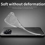 MOFI För OnePlus 12 5G Anti-dammskydd TPU mobilskal Genomskinligt mobilskal