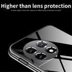 MOFI För OnePlus 12 5G Anti-dammskydd TPU mobilskal Genomskinligt mobilskal