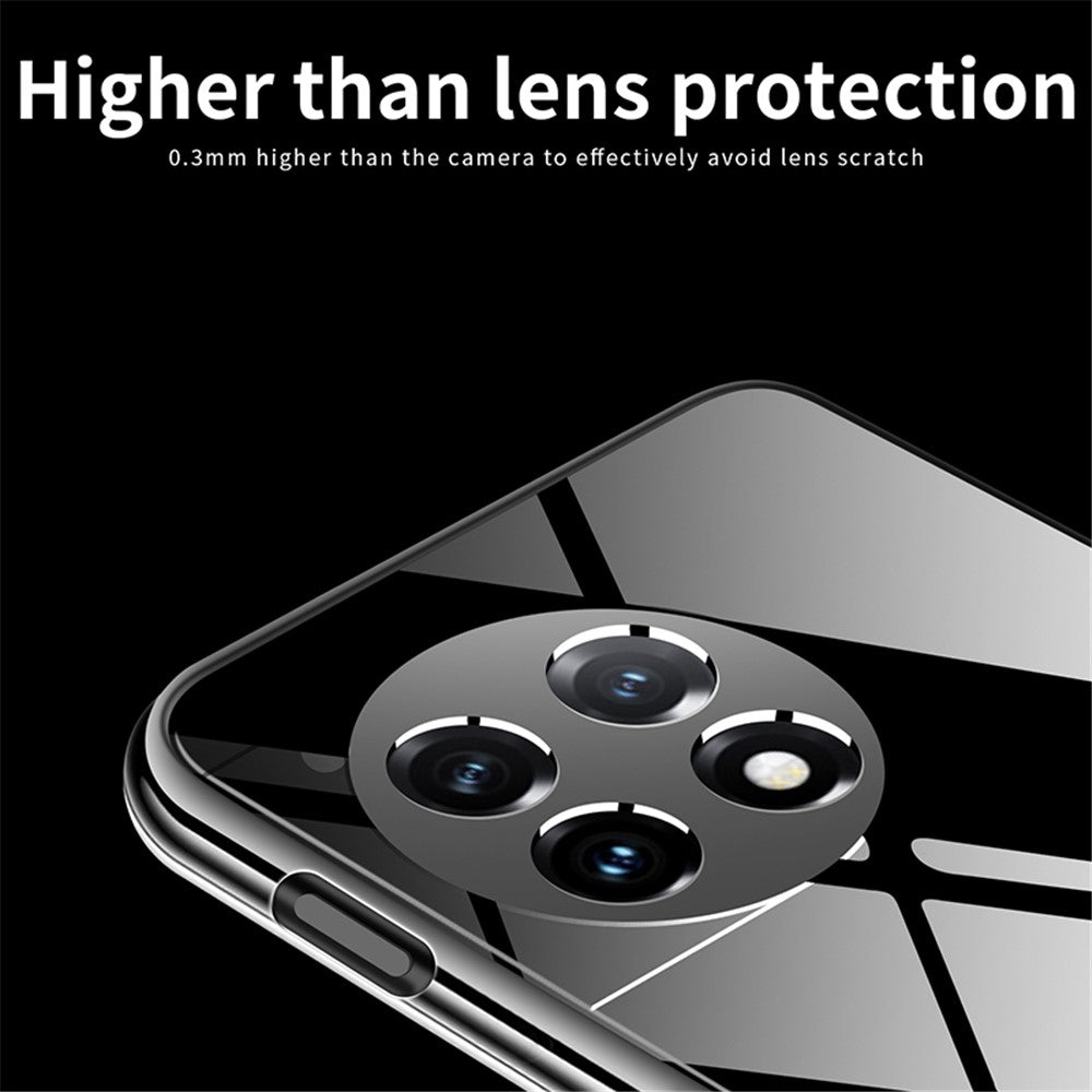 MOFI För OnePlus 12 5G Anti-dammskydd TPU mobilskal Genomskinligt mobilskal