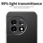 MOFI För OnePlus 12 5G Anti-dammskydd TPU mobilskal Genomskinligt mobilskal