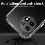 MOFI För OnePlus 12 5G Anti-dammskydd TPU mobilskal Genomskinligt mobilskal