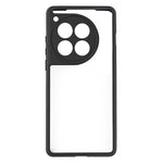 For OnePlus 12 5G Clear Case TPU Frame PC Back Mobile Phone Cover