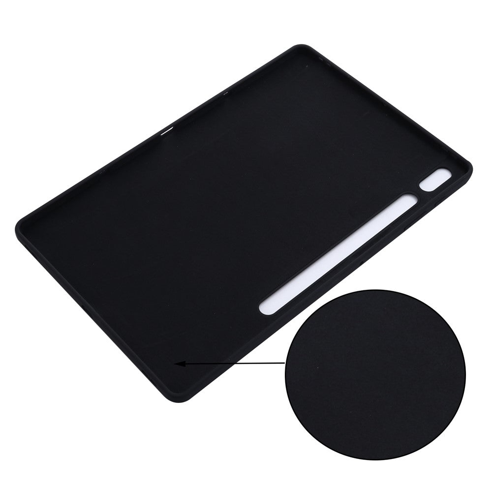 Til Samsung Galaxy Tab S9 FE+ flydende silikone etui blødt tablet cover