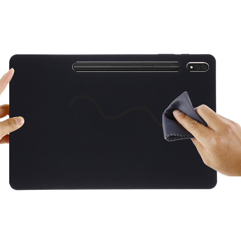 Til Samsung Galaxy Tab S9 FE+ flydende silikone etui blødt tablet cover