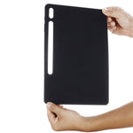 Til Samsung Galaxy Tab S9 FE+ flydende silikone etui blødt tablet cover