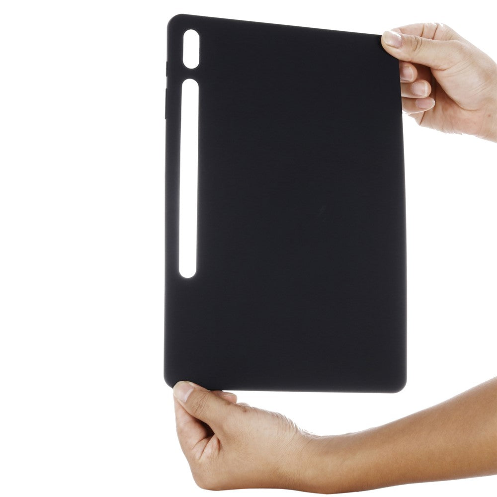 Til Samsung Galaxy Tab S9 FE+ flydende silikone etui blødt tablet cover