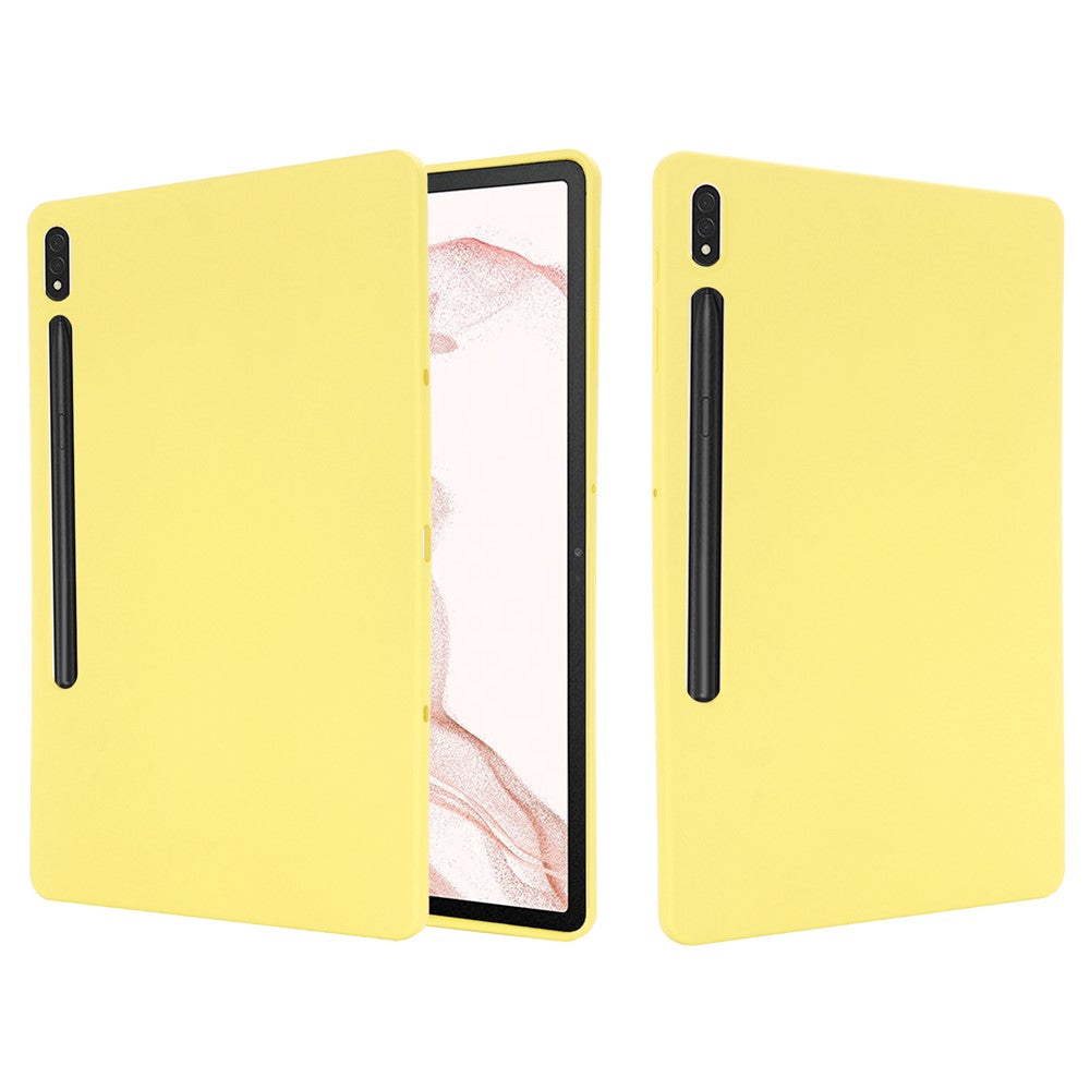 Til Samsung Galaxy Tab S9 FE+ flydende silikone etui blødt tablet cover