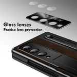 Samsung Galaxy Z Fold4 5G retro-mobilskal, støtteetui med hærdet glas og styluspen