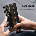 Samsung Galaxy Z Fold4 5G retro-mobilskal, støtteetui med hærdet glas og styluspen