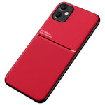 PU+TPU+PC Telefoncover til Samsung Galaxy A05 4G med magnetisk holder og metalplade