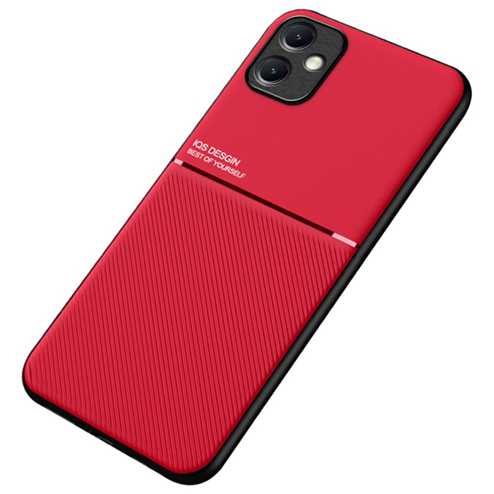 PU+TPU+PC Telefoncover til Samsung Galaxy A05 4G med magnetisk holder og metalplade