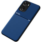 Huawei nova 11 SE / nova 12 SE 4G-skal PU+TPU+PC Fallsäkert fodral med magnetisk hållare metallplåt