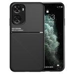 Huawei nova 11 SE / nova 12 SE 4G-skal PU+TPU+PC Fallsäkert fodral med magnetisk hållare metallplåt