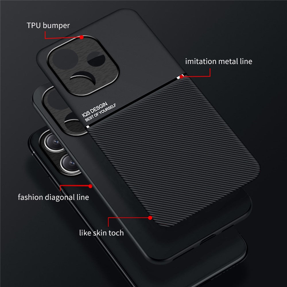 For Xiaomi Redmi 12 5G (Global) / Note 12R 5G / Poco M6 Pro 5G Case Phone Cover Works with Magnetic Car Mount