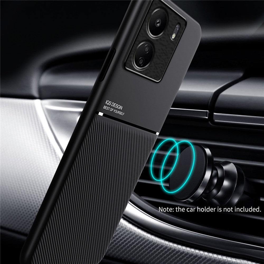 For Xiaomi Redmi 13C / Poco C65 4G Case Imprinted Lines Cell Phone Cover Works with Magnetic Car Mount