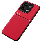 For Xiaomi Redmi Note 13 5G Imprinted Lines Case Cell Phone Cover Works with Magnetic Car Mount
