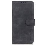 KHAZNEH Läderfodral för OnePlus 12 5G i retrostil, plånboksfodral, folio-fodral