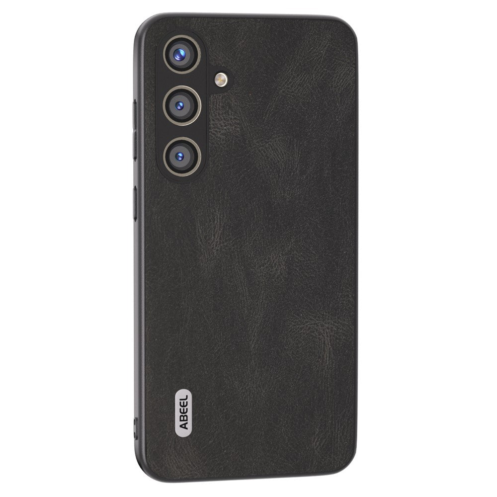 ABEEL For Samsung Galaxy S24+ Case Vintage Style PU Leather Coated PC Phone Cover