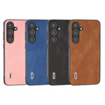 ABEEL For Samsung Galaxy S24+ Case Vintage Style PU Leather Coated PC Phone Cover