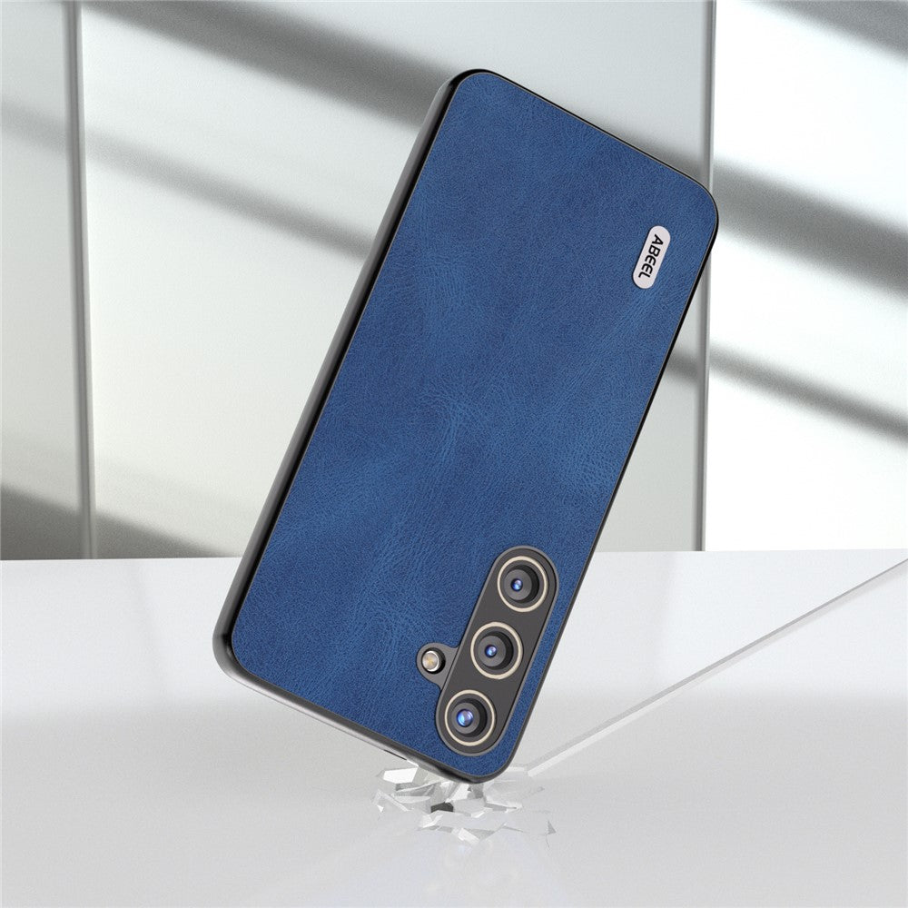 ABEEL til Samsung Galaxy S24 Cover Stødsikkert PU-læder + PC Retro Telefonbeskyttelsescover