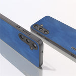 ABEEL til Samsung Galaxy S24 Cover Stødsikkert PU-læder + PC Retro Telefonbeskyttelsescover