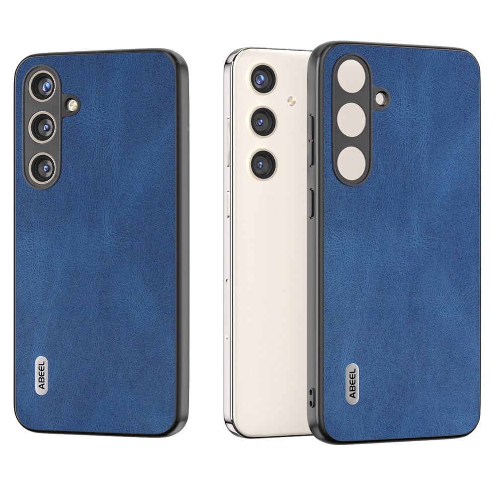 ABEEL til Samsung Galaxy S24 Cover Stødsikkert PU-læder + PC Retro Telefonbeskyttelsescover