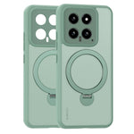 For Xiaomi 14 Pro Magnetic Case PC+TPU Phone Cover Ring Holder Kickstand
