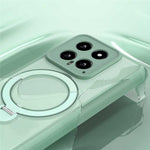 Magnetic Phone Case for Xiaomi 14 Ring Holder Kickstand PC+TPU Cover