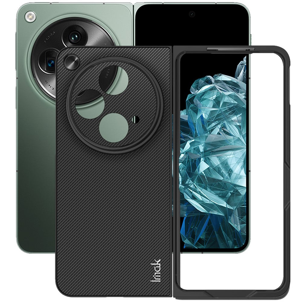 IMAK UX-9A-serien för Oppo Find N3 5G / Open 5G, kolfiberfodral för mobil, TPU+PC-skal
