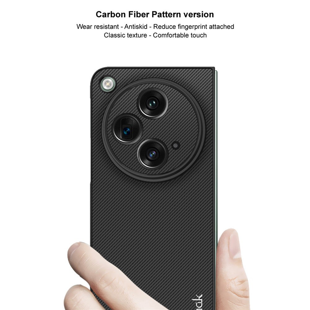 IMAK UX-9A-serien för Oppo Find N3 5G / Open 5G, kolfiberfodral för mobil, TPU+PC-skal
